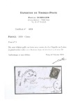 1849 20c noir obl. grille sur lettre avec cursive de LA CHAPELLE SUR LOIRE et grand càd Type 12 Bourgueil 