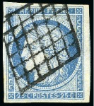 1849 25c bleu, 6 très beaux exemplaires