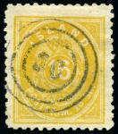 1873-1940, Mint and used collection mounted on three