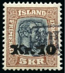 1873-1940, Mint and used collection mounted on three