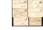 Stamp of Austria » Austria Collections and Lots  AUSTRIA 1865-1893 Postal stationery group, noted 25Kr 1865 issue to London