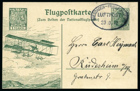 GERMAN EMPIRE 1866-1938 Covers & cards interesting mostly airmail group