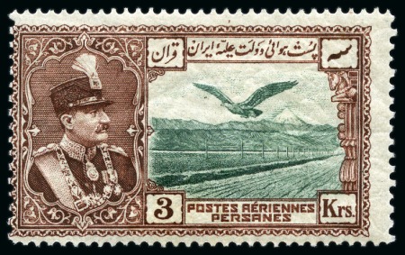 Reza Shah and eagle Airpost complete set