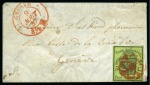 Stamp of Switzerland / Schweiz » Kantonalmarken » Genf SCHWEIZ - SWITZERLAND - Kanton GENF - GENEVE Gr.Adler auf Minibrief