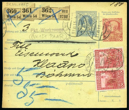 Stamp of Large Lots and Collections AUSTRIA 1850-1938 Cover lot (150+) incl. diverse medium better