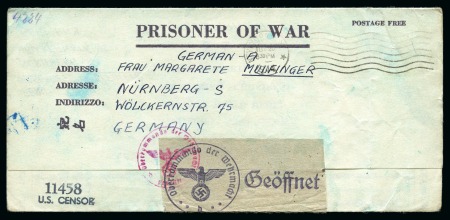 1933-1946, Important WWII postal history accumulation