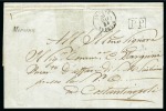 MERSINA Rare lettre en port payé pour Constantinople