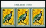1980 Birds, complete set of six imperforate values