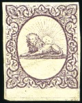 1865-79, Attractive old-time study collection of the Lion issues