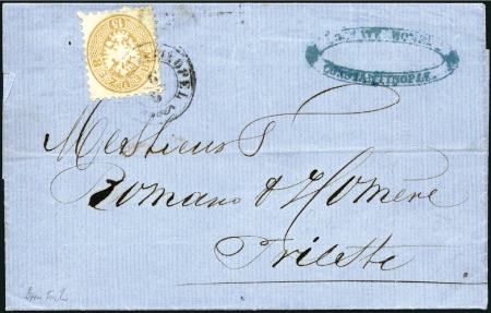 Stamp of Austria » Offices in the Turkish Empire 1868-73 Small group of five covers including folde