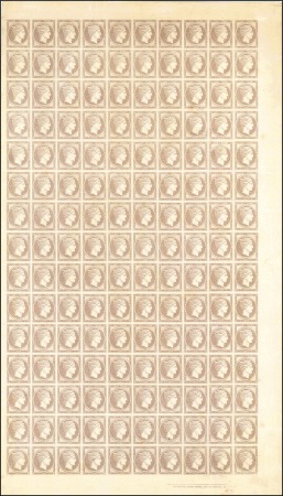 1L Light Brown in complete proof sheet of 150 show