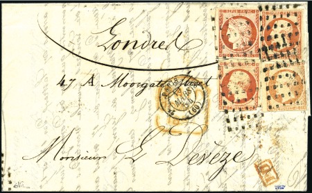Stamp of France RARISSIME COMBINAISON 40c Cérès + 40c Napoléon

