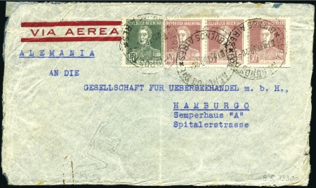 Stamp of Argentina 1930 (May 10) Crash of C.G.A. plane flying from Bu