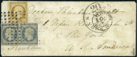 Stamp of France Série Présidence sur lettre pour les ETATS UNIS (p