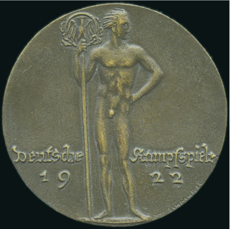 1922 Deutsche Kampfspiele, Berlin. Bronze Winner's