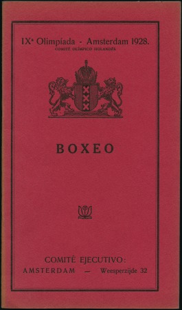 Stamp of Olympics 1928 Amsterdam: Boxing Regulations in Spanish, 22 