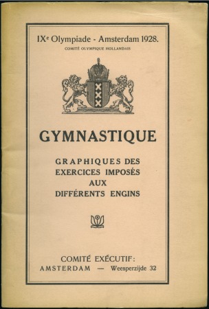 Stamp of Olympics 1928 Amsterdam: "Gymnastique / Graphiques des Exer