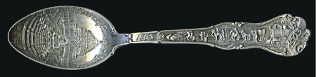 Stamp of United States Official Louisiana Purchase Exposition spoon, 114m