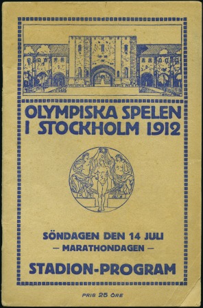 Stamp of Olympics 1912 Stockholm: Official Stadium Programme, 14th J