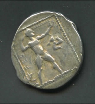 Stamp of Olympics Pamphylia in Aspendos, Silver Stater, circa 420-37