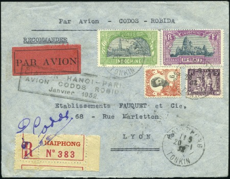 1932 (Jan 20) Hanoi-Paris flight by Codos and Robi