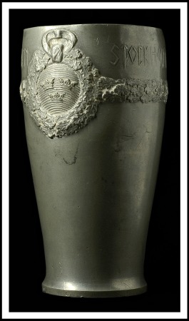 1912 Stockholm commemorative pewter cup