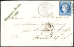 1872 (Aug 21) Envelope from Suez to France with "C