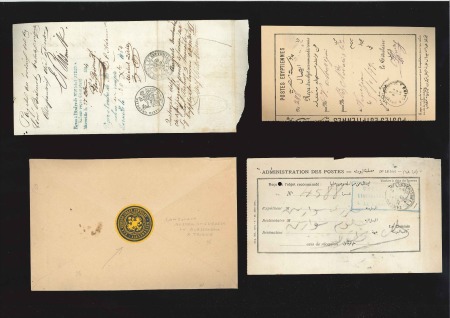 1856-1918 (ca.), Group of 68 formula cards/forms, 