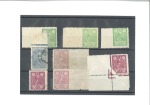 1926-1929 Majlis (Parliament) Issue group on stockcard with 8 perforation varieties