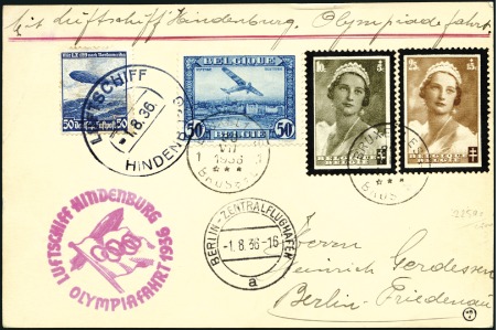 Stamp of Belgium » General issues from 1894 onwards Affranchissement mixte Belgique - Allemagne : 1936