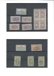 Stamp of Greece » 1900-01 Surcharges Study group of the 1900 overprinted issue, mostly 