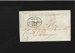 Stamp of Egypt » Private Carriers and Forwarding Agents 1839 Large part folded cover (missing side flaps) 
