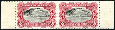 Stamp of Belgian Congo » General Issues from 1909 (June) SUPERBE PAIRE AVEC CENTRE RENVERSE

1915 "Biling