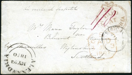 1850 (May 23) Small neat envelope with enclosure s