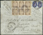 CHEFOO: 1903 Large part cover to England endorsed 