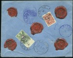 PEKING: 1918 Cover sent insured for 25 roubles to 