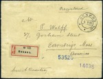 PEKING: Cover registered to the USA, franked on th