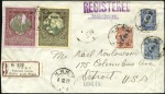 Stamp of Russia » Russia Post in China CHEFOO: 1915 Cover registered to the USA with "KIT