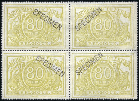 1882-94 Chiffres Blancs, 10c, 20c, 25c, 50c et 80c