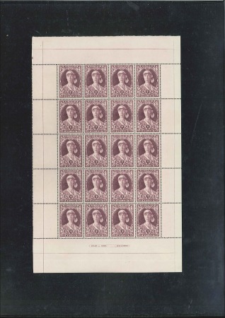 1931 Infirmière au Bandeau, série complète du 10c 