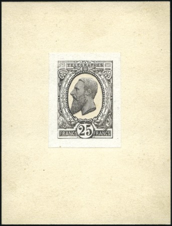 1889 Léopold II, 25F épreuve initiale de l'effigie