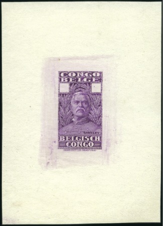 Stamp of Belgian Congo » General Issues from 1909 (June) 1928 Type "Stanley", 8 essais de couleurs du coin 