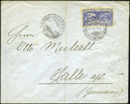Stamp of Greece » 1906 Olympics MARITIME: 1906 Envelope to Germany with 1906 Olymp