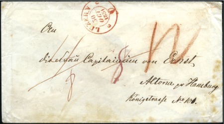 Stamp of Switzerland / Schweiz » Vorphilatelie 1851 Briefumschlag von Luzern (30.10.51) nach Alto