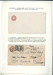 Stamp of Russia » Russia Imperial Pre-Stamp Postal History 1868 10k Brown envelopes in 3 different sizes (140