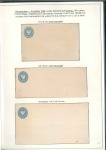 Stamp of Russia » Russia Imperial Pre-Stamp Postal History 1868 20k Blue envelopes in 3 different sizes inclu