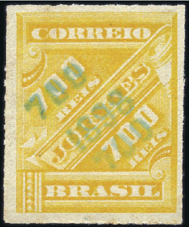 Stamp of Brazil 1898 Newspaper Stamp "700" for "1000" on 700r oran