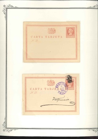 Stamp of Chile 1880-1970 Postal Stationery: Specialised collectio