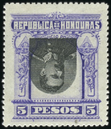 Stamp of Honduras 1891 President Luis 2p, 5p & 10p mint, each showin
