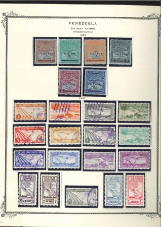 Stamp of Venezuela 1882-1976, An extensive specialised collection nea